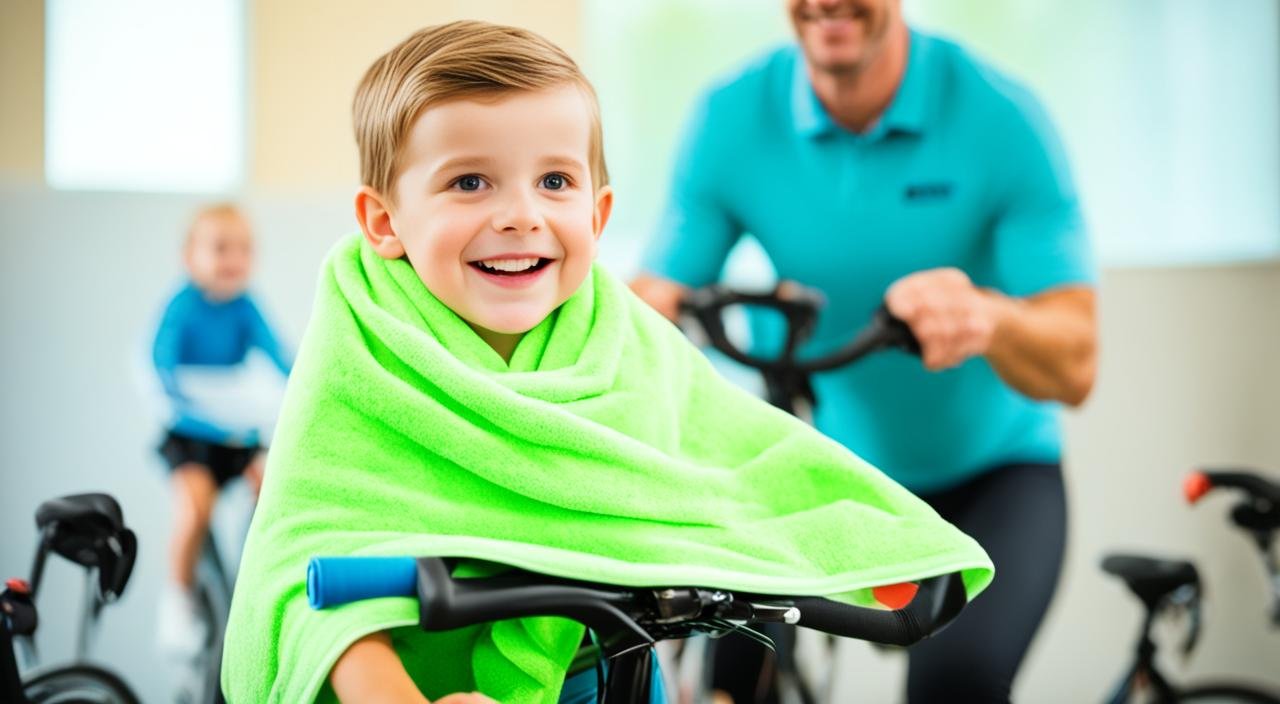 How to teach a child to ride a bike towel method