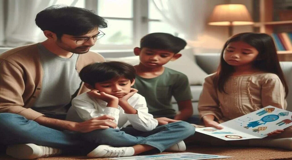 how to talk to a child about a sick parent
