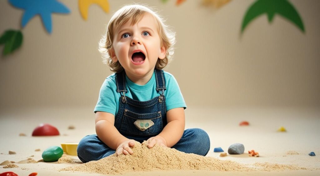 how to stop a child eating sand