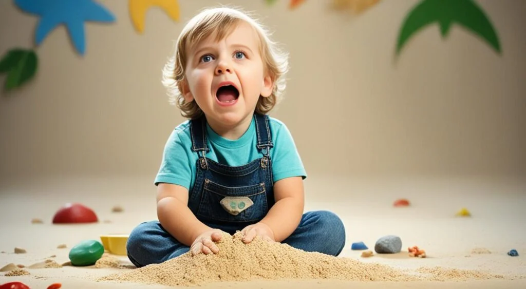 how to stop a child eating sand