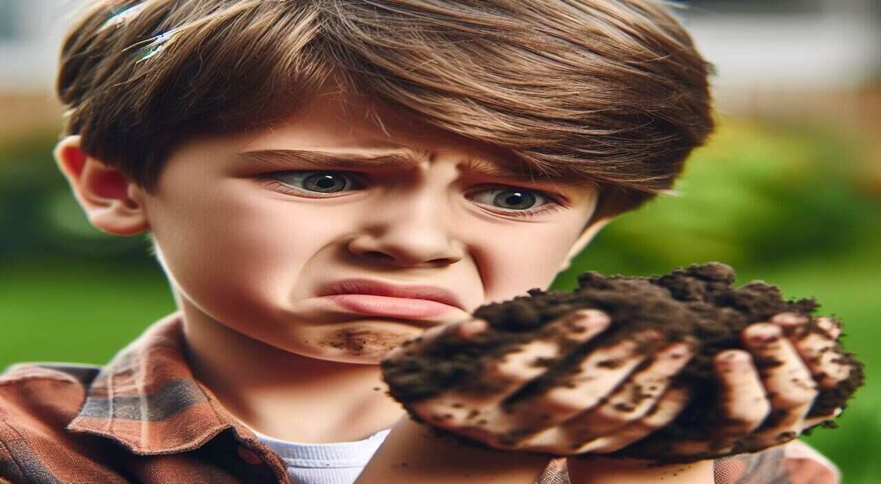 how to stop a child from eating soil