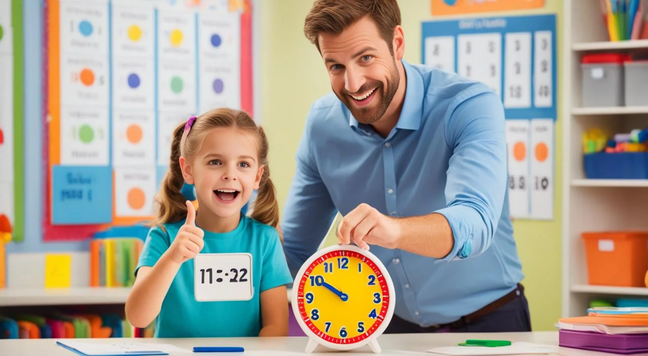 how do you explain am and pm to a child