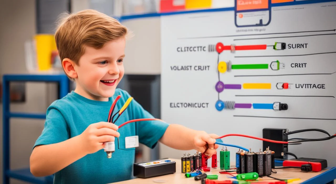 how do you explain voltage and current to a child