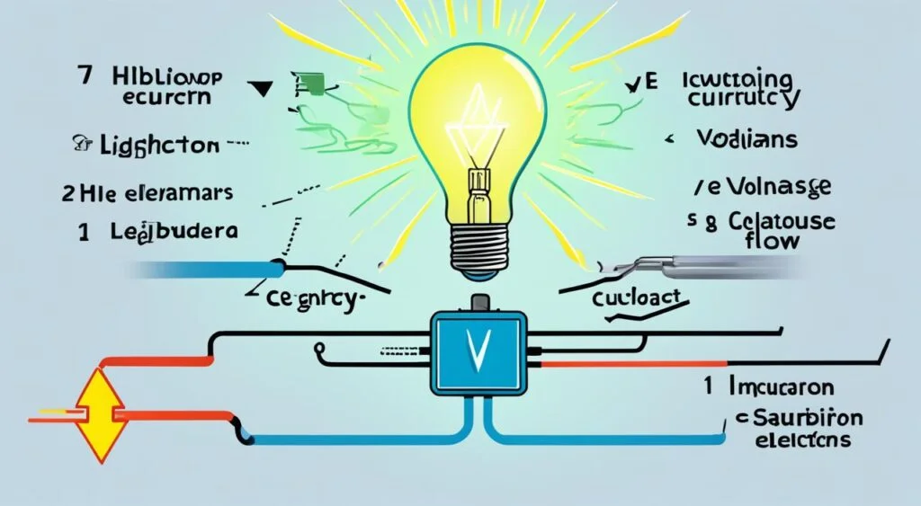 how do you explain voltage and current to a child
