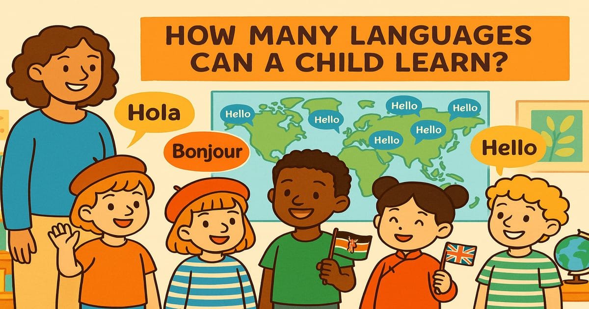 How many languages can a child learn?