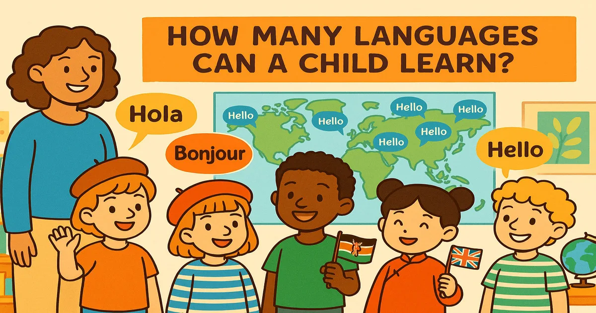 How many languages can a child learn?