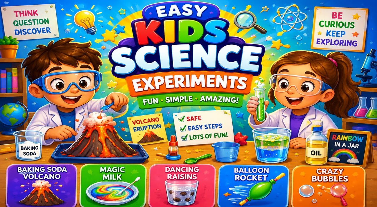 Easy kids’ science experiments
