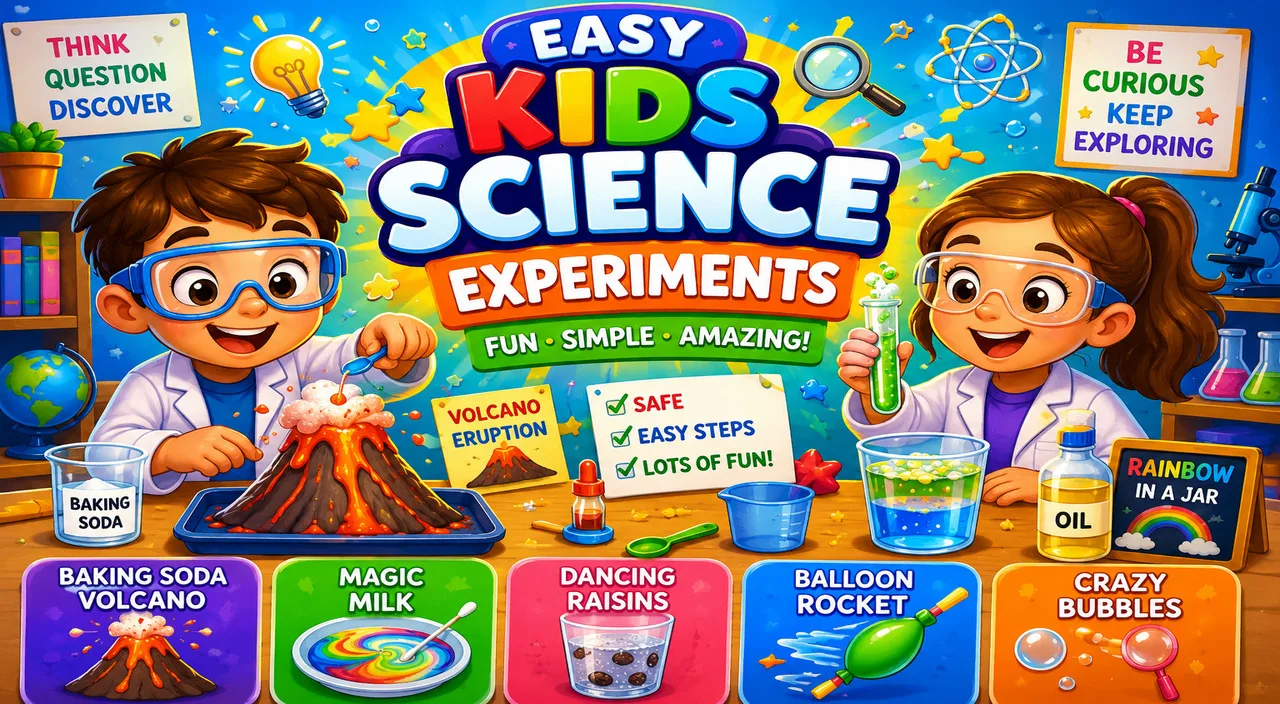 Easy kids’ science experiments